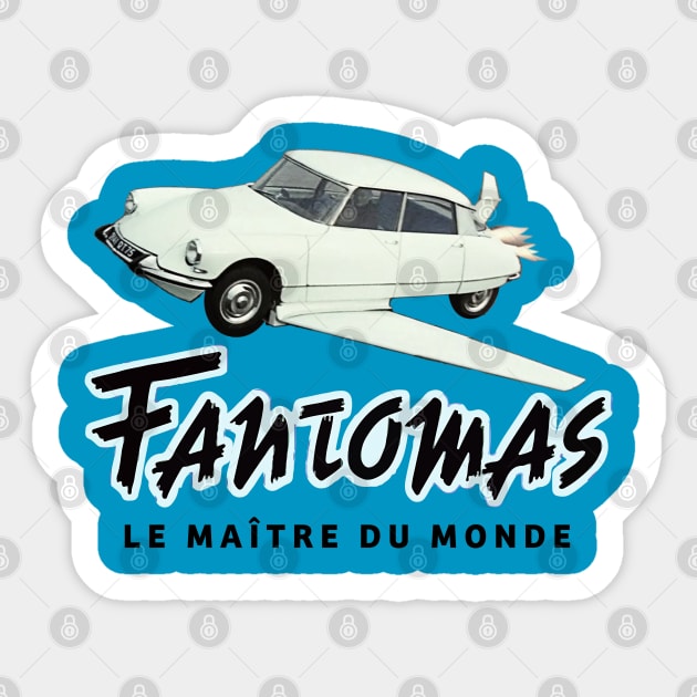 Fantomas - Louis de Funes Sticker by Mr Youpla